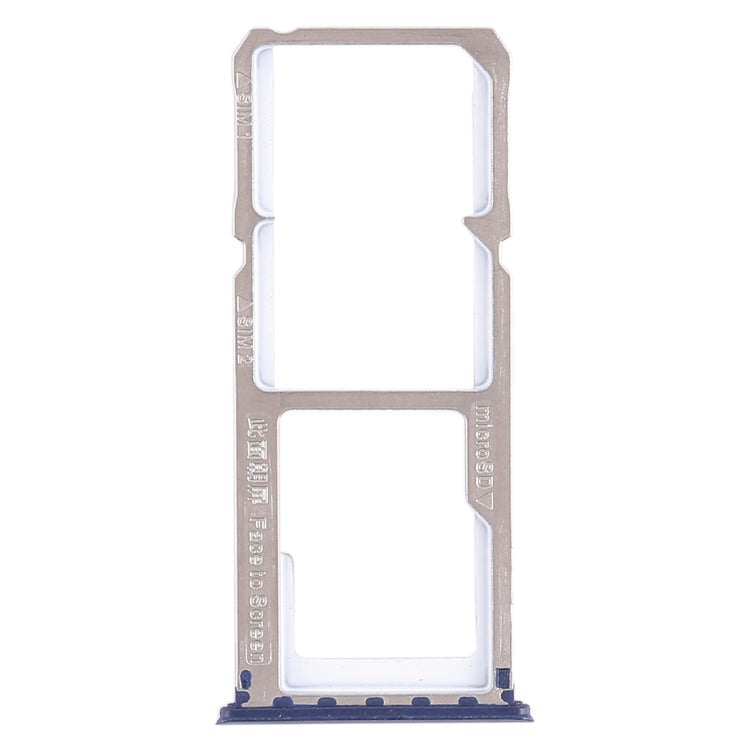 Dual SIM Card Tray + Micro SD Card Tray for OPPO A83 (Blue)