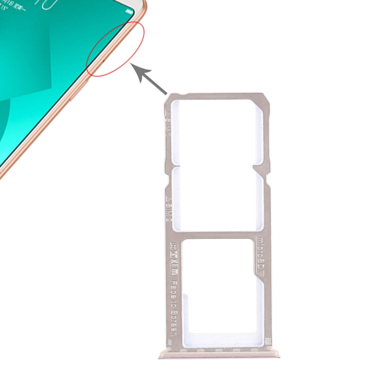 OPPO A83(Rose Gold) SIM Card and Micro SD Card Tray Set