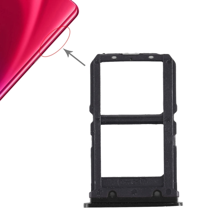Vivo X23 Black SIM Card Tray Set (2 Pieces)