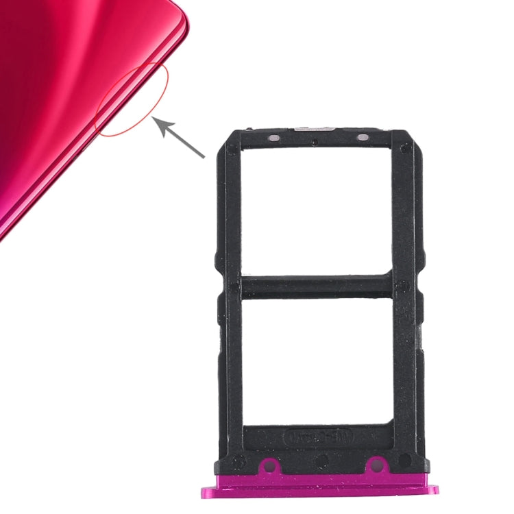 2 Pack Rose Red SIM Card Tray for Vivo X23