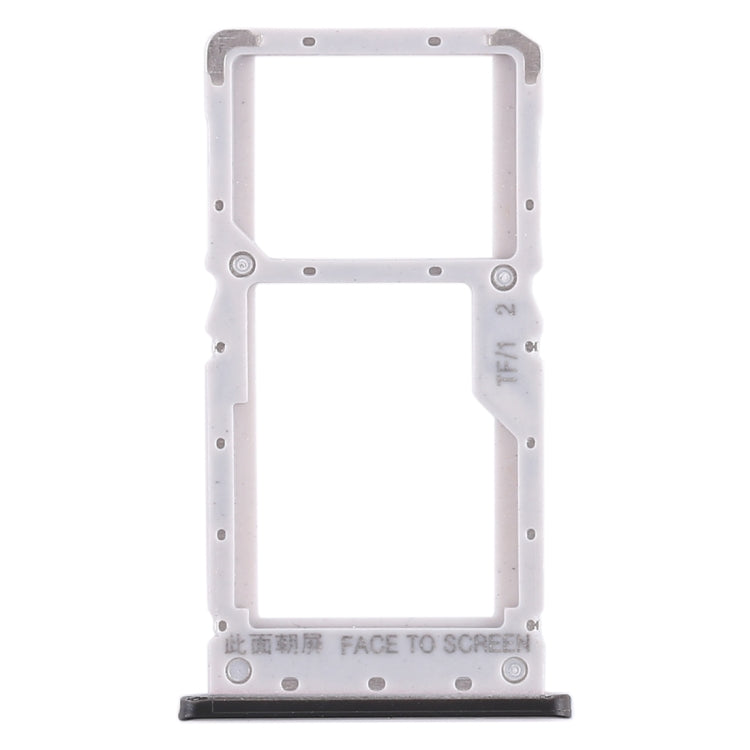 SIM Card Tray and Micro SD Card Tray Replacement for Xiaomi Redmi Note 6 Pro (Black)