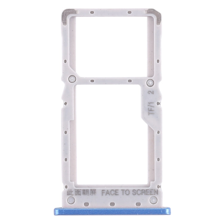 SIM Card Tray and Micro SD Card Tray for Xiaomi Redmi Note 6 Pro (Blue)