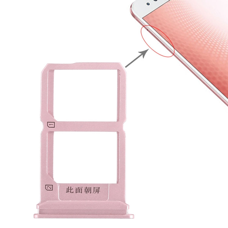 2 Sets of Rose Gold SIM Card Trays for Vivo X9s Plus