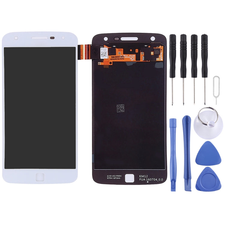 LCD Screen and Touch Panel Assembly for Motorola Moto Z Play (White)