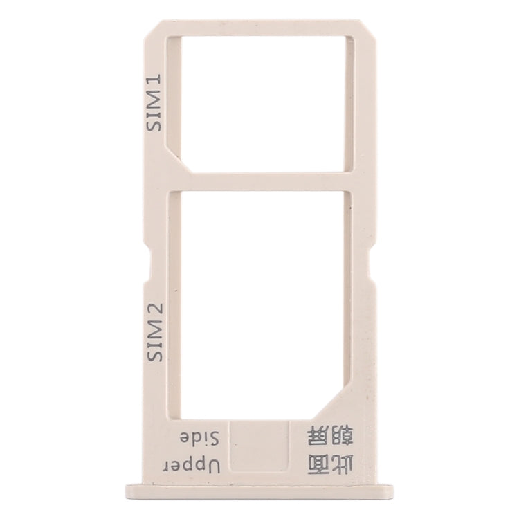 Dual SIM Card Tray Set for Vivo Y55 (Gold)