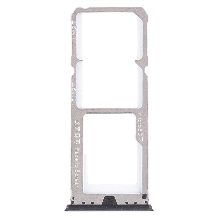Dual SIM Card Tray + Micro SD Card Tray Replacement for OPPO A73 / F5 (Black)