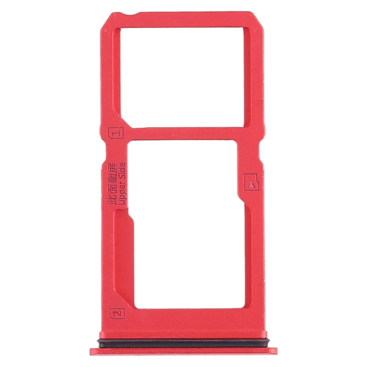 SIM Card Tray and Micro SD Card Tray Replacement for Vivo X21i (Red)