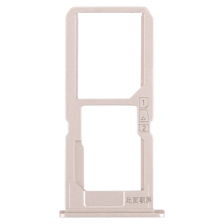 Gold SIM Card Tray and Micro SD Card Tray for Vivo V3Max