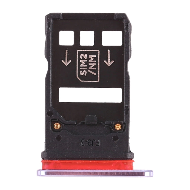 Pair of Silver SIM Card Trays for Huawei Mate 20 X