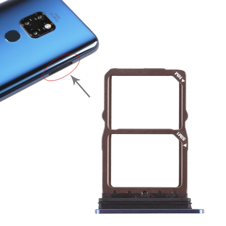 2-Pack of Sapphire Blue SIM Card Trays for Huawei Mate 20