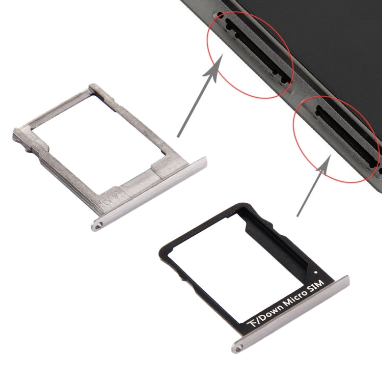 Huawei P8 Lite Replacement SIM and Micro SD Card Trays (Black)