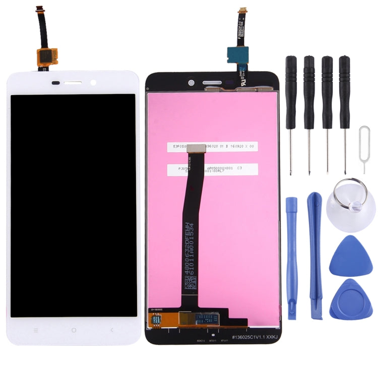 Full Assembly LCD Screen and Digitizer for Xiaomi Redmi 4A in White Color
