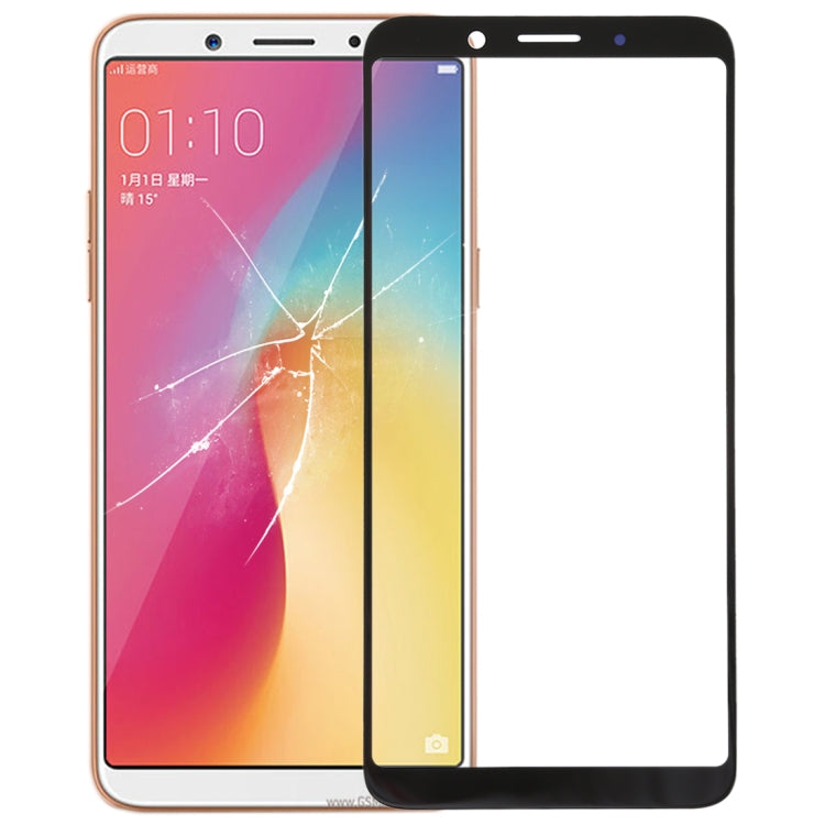 OPPO A73 Front Screen Glass Replacement (Black)