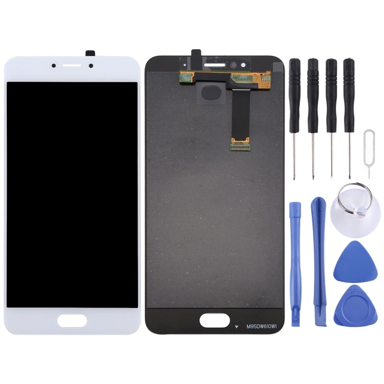 Meizu MX6 LCD Screen and Digitizer Assembly in White