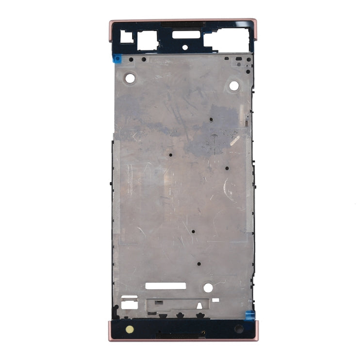 Front Housing LCD Frame Bezel Plate Replacement for Sony Xperia XA1 (Rose Gold)