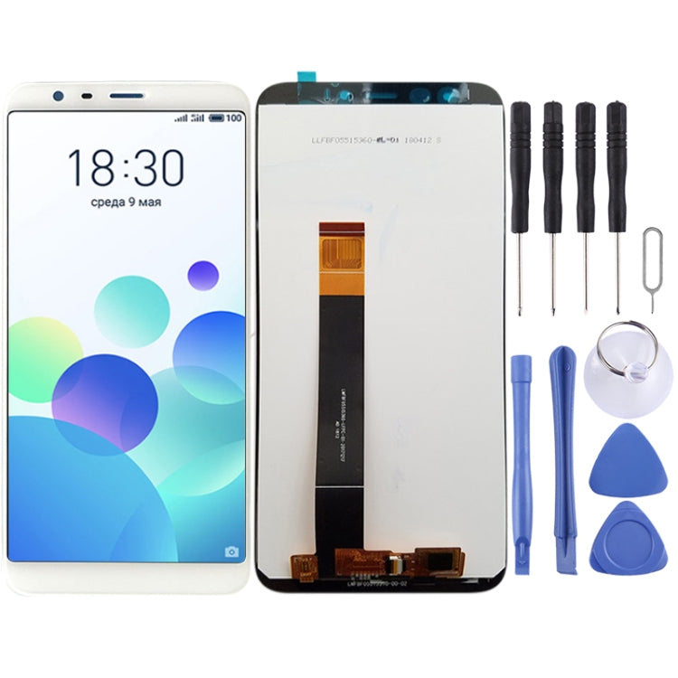 LCD Screen and Touch Digitizer Assembly for Meizu M8c M908L (White)