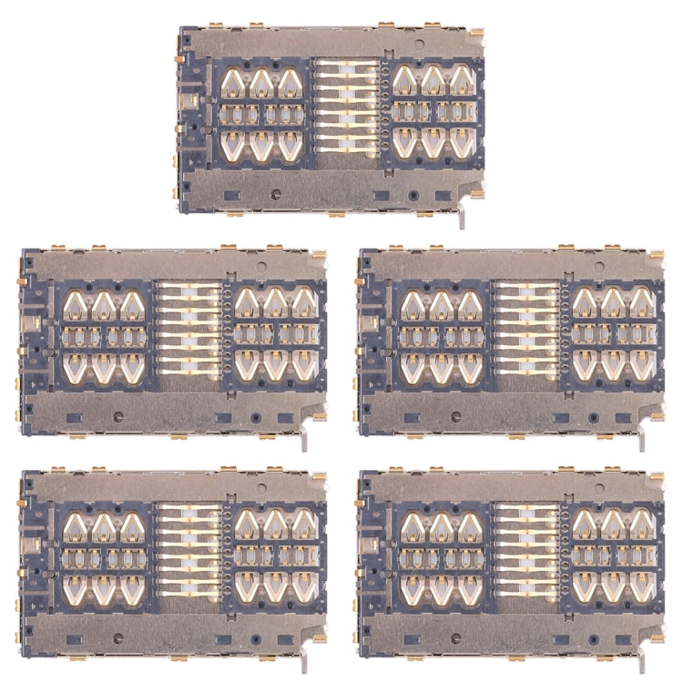 Card Reader Replacement Kit for Xiaomi Redmi 6A / Redmi 6 - 5 PCS