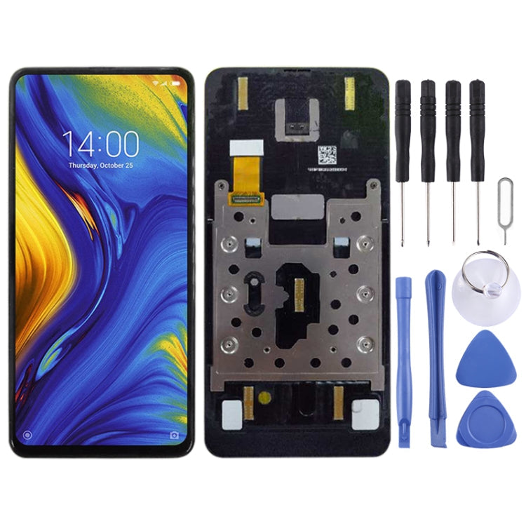 Full Assembly LCD Screen and Digitizer with Frame for Xiaomi Mi Mix 3 (Black)