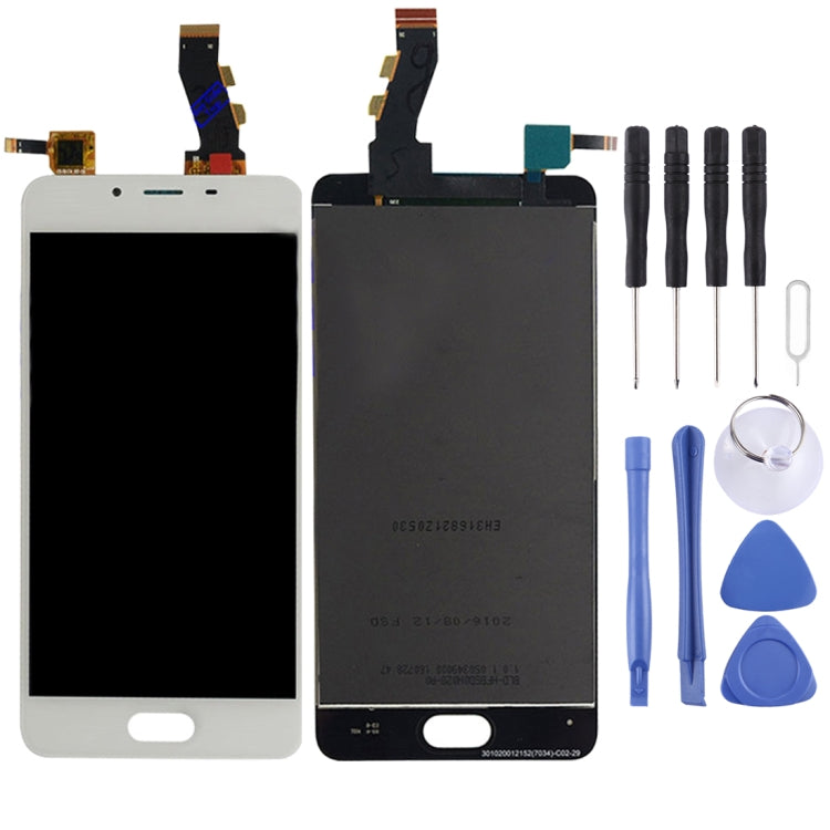 Full Assembly LCD Screen and Digitizer for Meizu U10 in White
