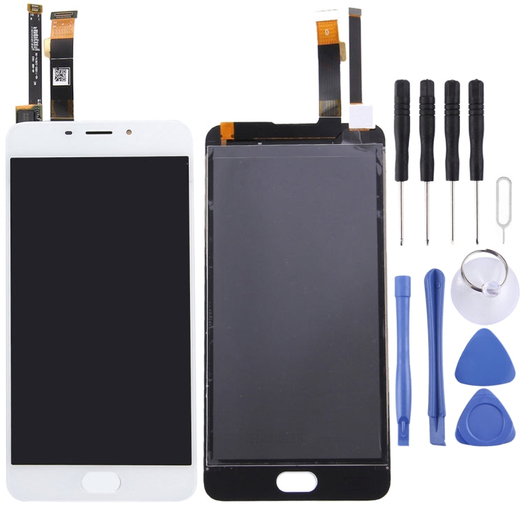 Original LCD Screen and Digitizer Full Assembly for Meizu M3E / Meilan E (White)