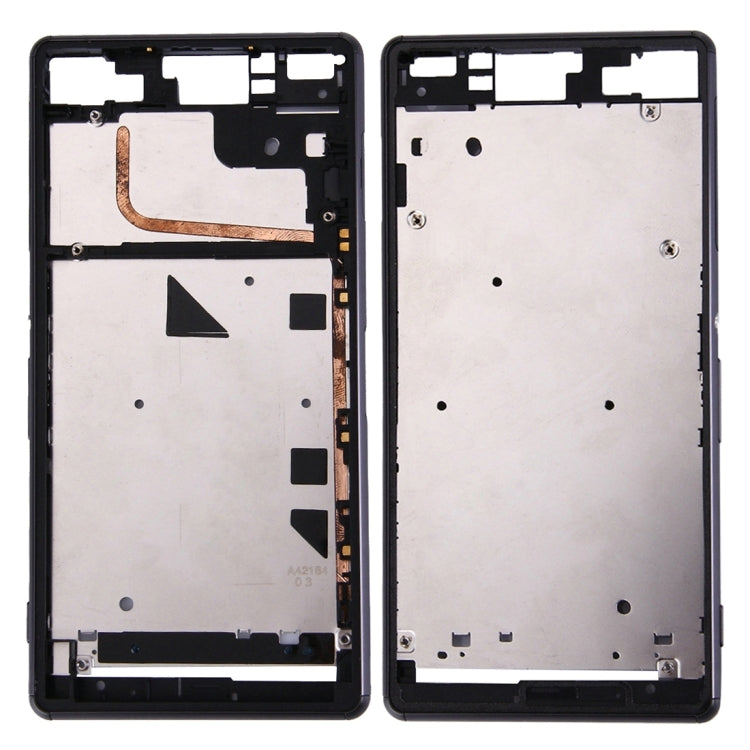 Front LCD Frame Bezel Replacement for Sony Xperia Z3 (Black)