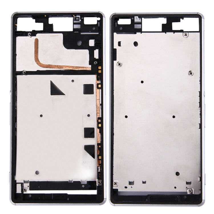 Single SIM White Front Housing Frame Bezel for Sony Xperia Z3