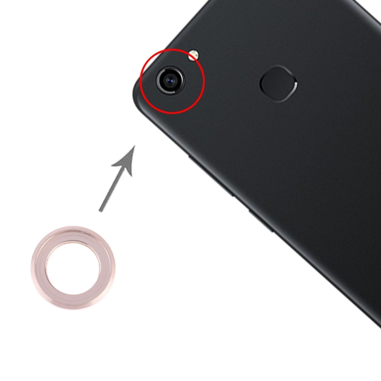 Camera Lens Cover for Vivo Y73 - Set of 10 (Gold)