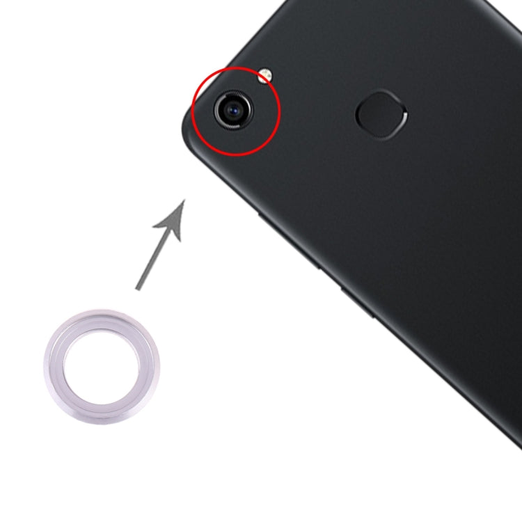 Camera Lens Cover Set for Vivo Y73 (Silver) - Pack of 10
