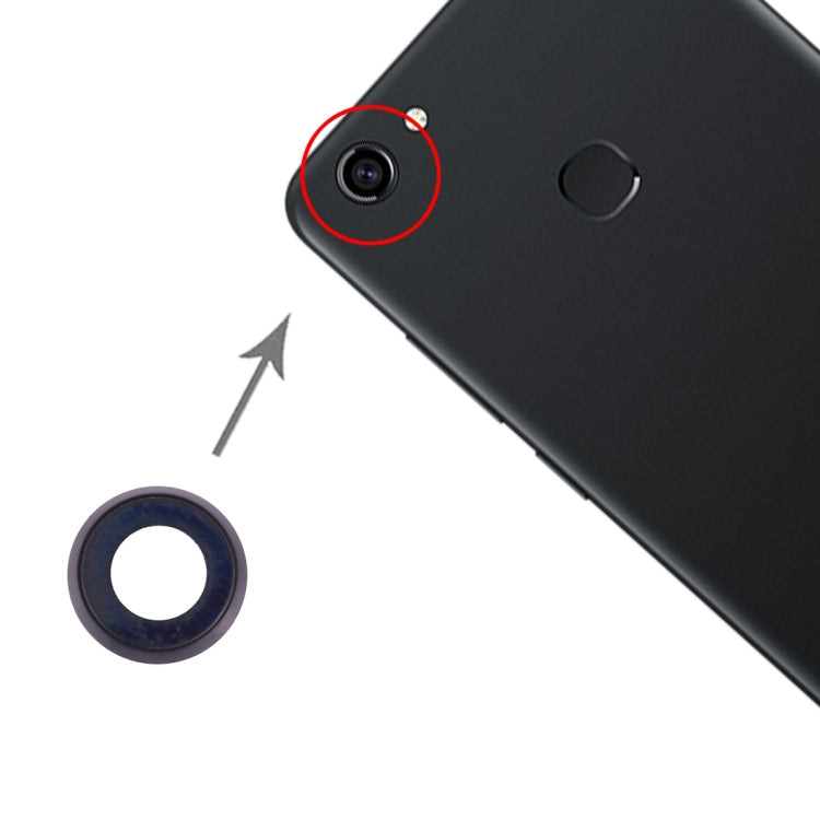10-Piece Camera Lens Protector Set for Vivo Y71 (Black)