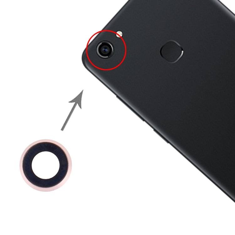 10-Piece Gold Camera Lens Cover Set for Vivo Y71