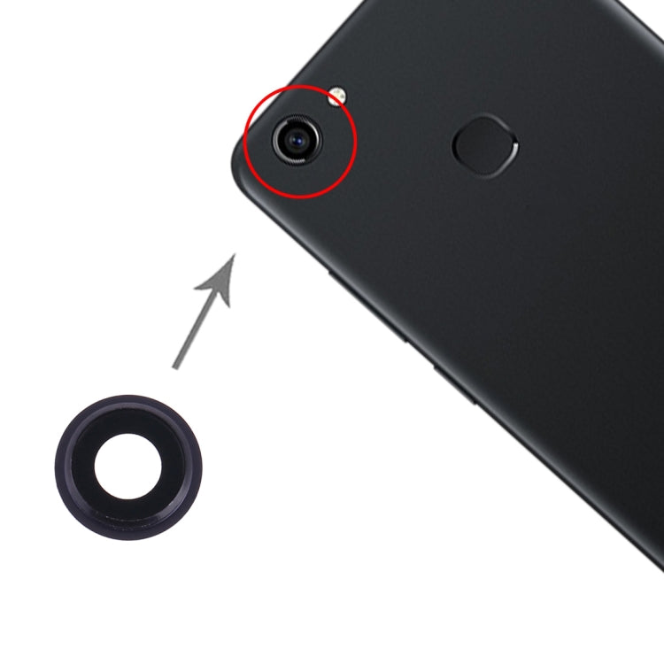 Vivo Y79 Camera Lens Cover Set - 10 PCS (Black)
