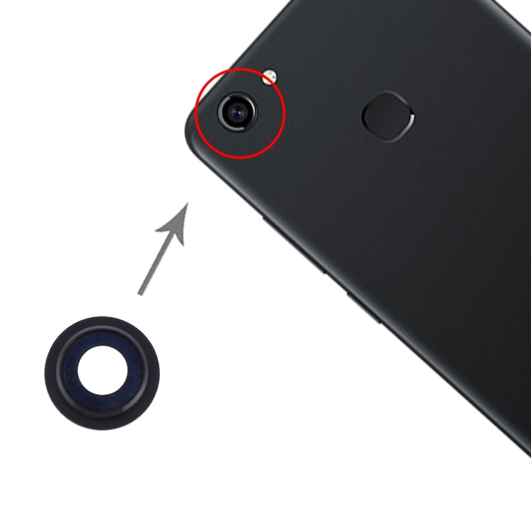 Camera Lens Cover for Vivo Y81/Y83 - 10 Piece Set (Black)