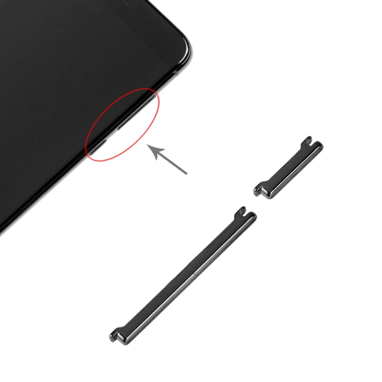 Xiaomi Mi 6 Power and Volume Control Button Replacement (Black)