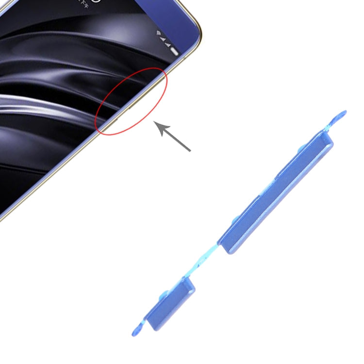 Blue Power Button and Volume Control Replacement for Xiaomi Redmi 6A / Redmi 6