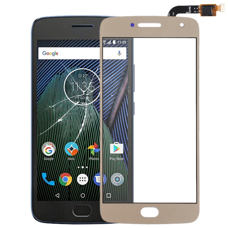 Gold Touch Panel Digitizer for Motorola Moto G5 Plus - Enhance Appearance and Functionality