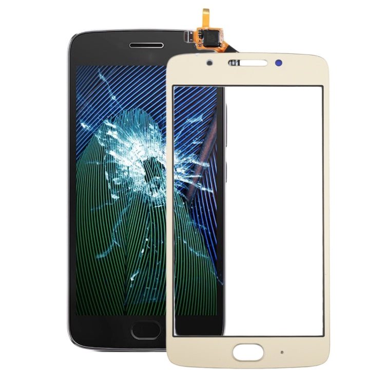 Touch Panel Digitizer for Motorola Moto G5 in Gold Color