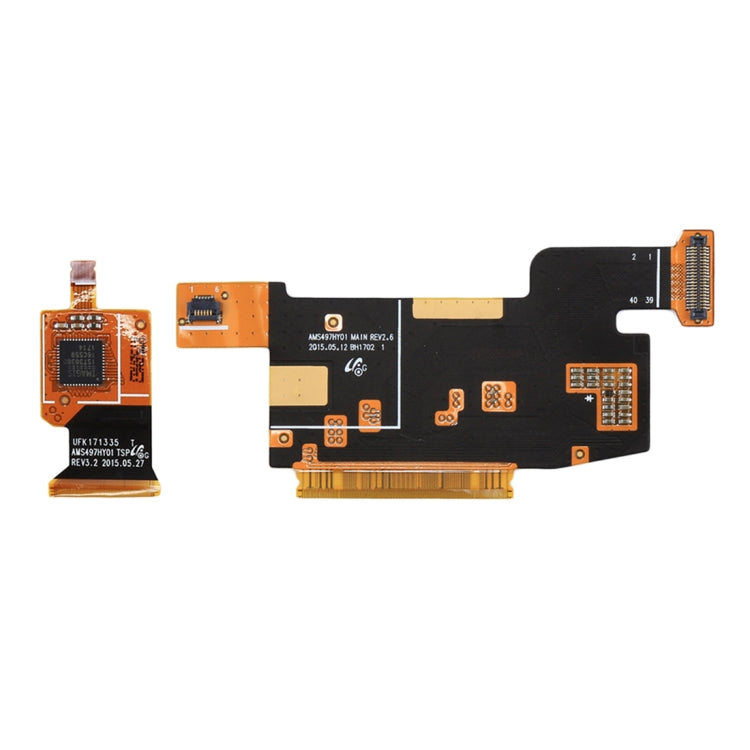 LCD Connector Flex Cables for Samsung Galaxy J2/J200, J3/J300, and J5/J500 - One Pair