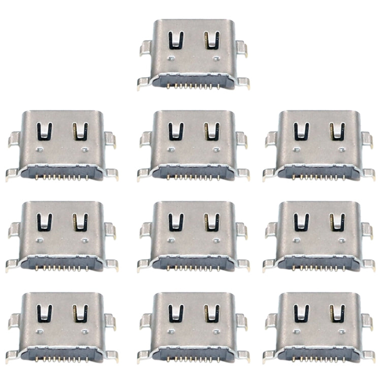 Charging Port Connector Set for Motorola Moto M XT1662 - Pack of 10