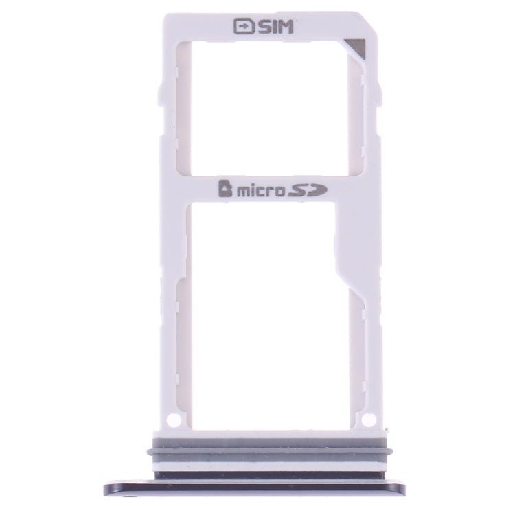 SIM Card Tray and Micro SD Card Tray Replacement for LG V30 - Black