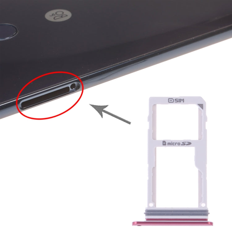 Red SIM Card Tray and Micro SD Card Tray for LG V30 VS996 LS998U H933 LS998U