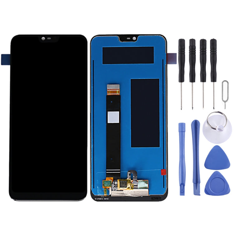 LCD Screen and Digitizer Full Assembly for Nokia 7.1 - Black