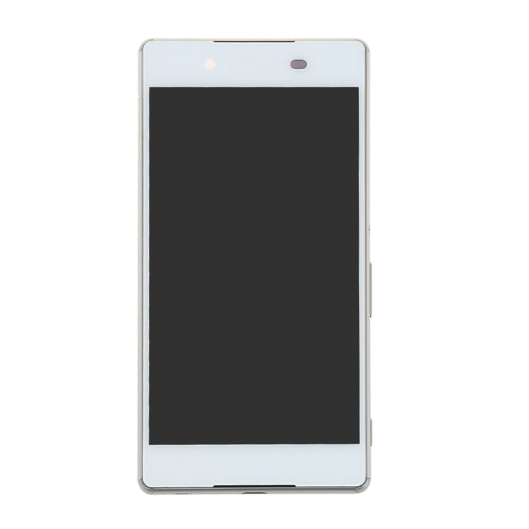 Sony Xperia Z4 White LCD Screen and Digitizer Assembly with Frame