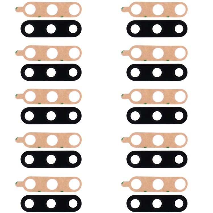 10 PCS Replacement Back Camera Lens for LG V40 ThinQ (Black)