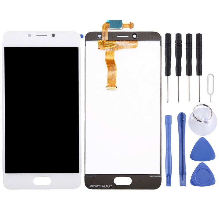 Meizu Meilan A5 / M5c White LCD Screen and Digitizer Full Assembly