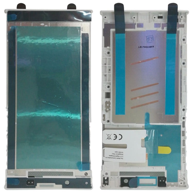 Front Housing LCD Frame Bezel for Sony Xperia L1 - White
