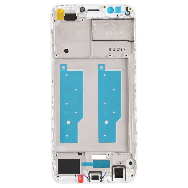 Front Housing LCD Frame Bezel for Huawei Honor Play 7C (White)