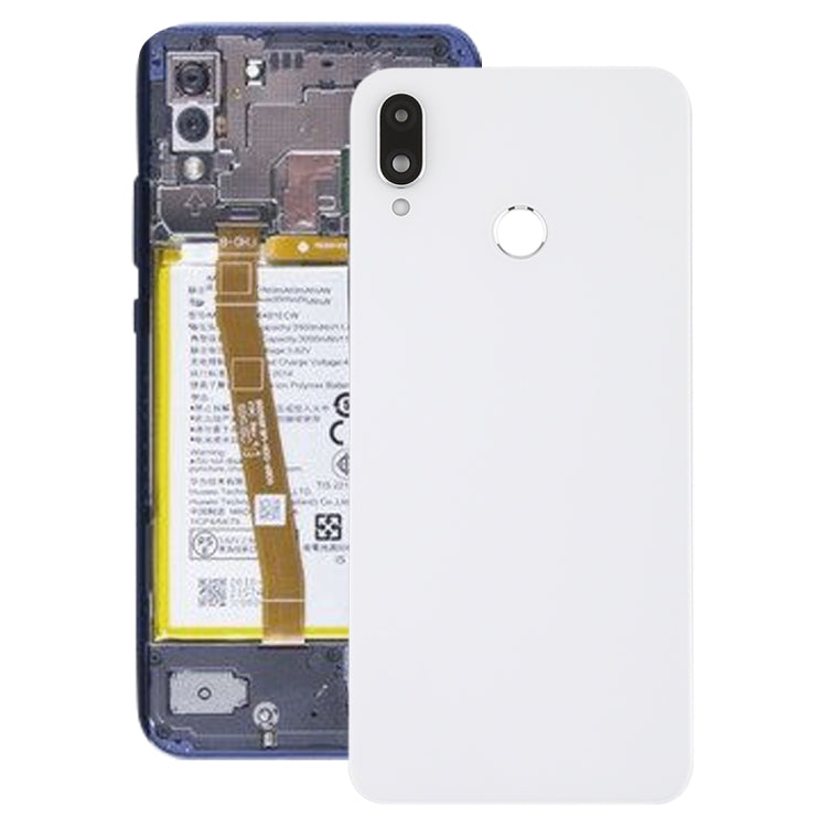 Original White Back Cover with Camera Lens for Huawei Nova 3i - High-Quality Replacement