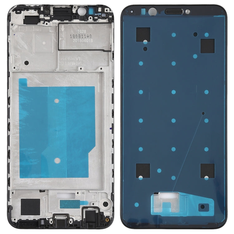 Front Housing LCD Frame Bezel for Huawei Nova 2 Lite / Y7 Prime (2018) - Black