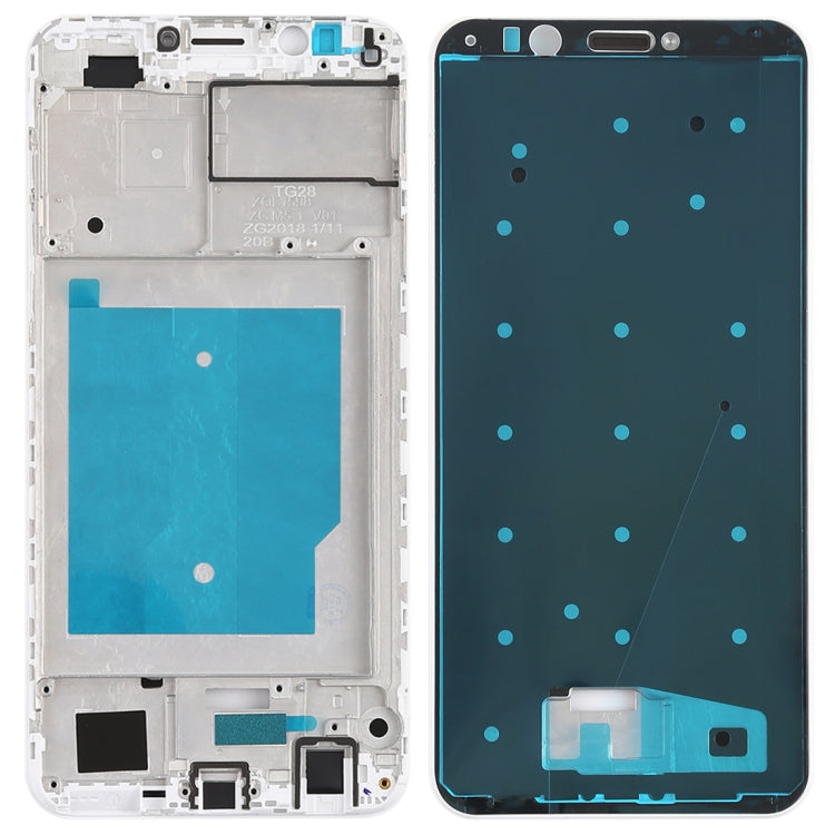 Front Housing LCD Frame Bezel for Huawei Nova 2 Lite / Y7 Prime (2018) in White