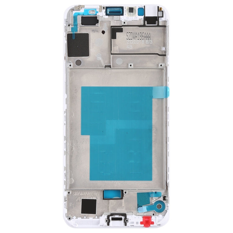 Front Housing LCD Frame Bezel Replacement for Huawei Honor Play 7A (White)